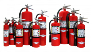 ABC fire extinguishers and fire equipment services.