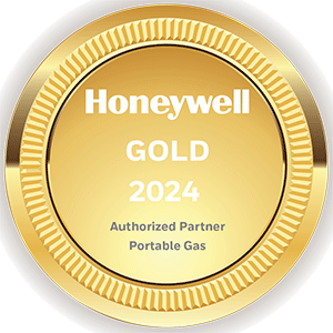 Honeywell GOLD 2024 badge for Authorized Partner Portable Gas